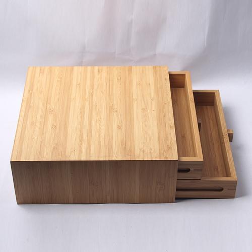 竹制品工厂定制高档镂空竹茶叶盒优质楠竹礼盒定做